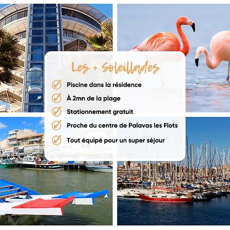 Les Soleillades - Plage, Piscine, Parking! Palavas-les-Flots Eksteriør bilde